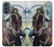 W1453 Trex Tyrannosaurus Rex Dinosaur Case Cover Custodia e Flip Case per Motorola Moto G62 5G