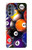 W2238 Billiard Pool Ball Case Cover Custodia e Flip Case per Motorola Moto G62 5G