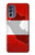 W3018 Peru Flag Case Cover Custodia e Flip Case per Motorola Moto G62 5G