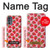W3719 Strawberry Pattern Case Cover Custodia e Flip Case per Motorola Moto G62 5G