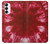 W2480 Tie Dye Red Case Cover Custodia e Flip Case per Samsung Galaxy S23