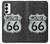 W3207 Route 66 Sign Case Cover Custodia e Flip Case per Samsung Galaxy S23