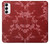 W3817 Red Floral Cherry blossom Pattern Case Cover Custodia e Flip Case per Samsung Galaxy S23