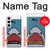 W3825 Cartoon Shark Sea Diving Case Cover Custodia e Flip Case per Samsung Galaxy S23