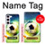 W3844 Glowing Football Soccer Ball Case Cover Custodia e Flip Case per Samsung Galaxy S23