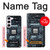 W3880 Electronic Print Case Cover Custodia e Flip Case per Samsung Galaxy S23
