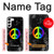 W2356 Peace Sign Case Cover Custodia e Flip Case per Samsung Galaxy S23 Plus