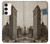 W2832 New York 1903 Flatiron Building Postcard Case Cover Custodia e Flip Case per Samsung Galaxy S23 Plus