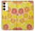 W3408 Lemon Case Cover Custodia e Flip Case per Samsung Galaxy S23 Plus