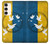 W3857 Peace Dove Ukraine Flag Case Cover Custodia e Flip Case per Samsung Galaxy S23 Plus