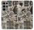 W3441 Vintage Travel Case Cover Custodia e Flip Case per Samsung Galaxy S23 Ultra