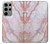 W3482 Soft Pink Marble Graphic Print Case Cover Custodia e Flip Case per Samsung Galaxy S23 Ultra