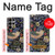 W3791 William Morris Strawberry Thief Fabric Case Cover Custodia e Flip Case per Samsung Galaxy S23 Ultra