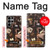 W3877 Dark Academia Case Cover Custodia e Flip Case per Samsung Galaxy S23 Ultra