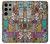 W3879 Retro Music Doodle Case Cover Custodia e Flip Case per Samsung Galaxy S23 Ultra