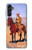W0772 Cowboy Western Case Cover Custodia e Flip Case per Samsung Galaxy A14 5G