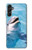 W1291 Dolphin Case Cover Custodia e Flip Case per Samsung Galaxy A14 5G