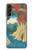 W3348 Utagawa Hiroshige The Monkey Bridge Case Cover Custodia e Flip Case per Samsung Galaxy A14 5G