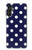 W3533 Blue Polka Dot Case Cover Custodia e Flip Case per Samsung Galaxy A14 5G