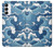 W3751 Wave Pattern Case Cover Custodia e Flip Case per Samsung Galaxy A14 5G