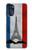 W2859 Vintage France Flag Eiffel Tower Case Cover Custodia e Flip Case per Motorola Moto G 5G (2023)