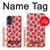W3719 Strawberry Pattern Case Cover Custodia e Flip Case per Motorola Moto G 5G (2023)