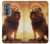 W1957 Lion Aslan Case Cover Custodia e Flip Case per Motorola Edge (2022)