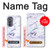 W3215 Seamless Pink Marble Case Cover Custodia e Flip Case per Motorola Edge (2022)