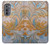 W3875 Canvas Vintage Rugs Case Cover Custodia e Flip Case per Motorola Edge (2022)