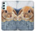 W0242 Cute Rabbit Case Cover Custodia e Flip Case per Samsung Galaxy A34 5G