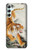 W2751 Chinese Tiger Brush Painting Case Cover Custodia e Flip Case per Samsung Galaxy A34 5G