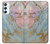 W3717 Rose Gold Blue Pastel Marble Graphic Printed Case Cover Custodia e Flip Case per Samsung Galaxy A34 5G