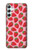 W3719 Strawberry Pattern Case Cover Custodia e Flip Case per Samsung Galaxy A34 5G