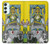 W3739 Tarot Card The Chariot Case Cover Custodia e Flip Case per Samsung Galaxy A34 5G