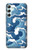 W3751 Wave Pattern Case Cover Custodia e Flip Case per Samsung Galaxy A34 5G