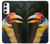 W3876 Colorful Hornbill Case Cover Custodia e Flip Case per Samsung Galaxy A34 5G