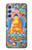 W1256 Buddha Paint Case Cover Custodia e Flip Case per Samsung Galaxy A54 5G