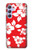 W1949 Hawaiian Hibiscus Pattern Case Cover Custodia e Flip Case per Samsung Galaxy A54 5G