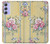 W2229 Vintage Flowers Case Cover Custodia e Flip Case per Samsung Galaxy A54 5G