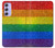 W2683 Rainbow LGBT Pride Flag Case Cover Custodia e Flip Case per Samsung Galaxy A54 5G