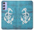 W3053 Marine Anchor Blue Case Cover Custodia e Flip Case per Samsung Galaxy A54 5G