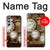 W3172 Gold Clock Live Case Cover Custodia e Flip Case per Samsung Galaxy A54 5G