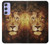 W3182 Lion Case Cover Custodia e Flip Case per Samsung Galaxy A54 5G