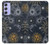 W3702 Moon and Sun Case Cover Custodia e Flip Case per Samsung Galaxy A54 5G