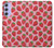 W3719 Strawberry Pattern Case Cover Custodia e Flip Case per Samsung Galaxy A54 5G