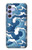 W3751 Wave Pattern Case Cover Custodia e Flip Case per Samsung Galaxy A54 5G