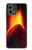 W0745 Volcano Lava Case Cover Custodia e Flip Case per Motorola Moto G Stylus 5G (2023)