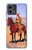 W0772 Cowboy Western Case Cover Custodia e Flip Case per Motorola Moto G Stylus 5G (2023)