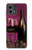 W0910 Red Wine Case Cover Custodia e Flip Case per Motorola Moto G Stylus 5G (2023)