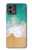 W3150 Sea Beach Case Cover Custodia e Flip Case per Motorola Moto G Stylus 5G (2023)